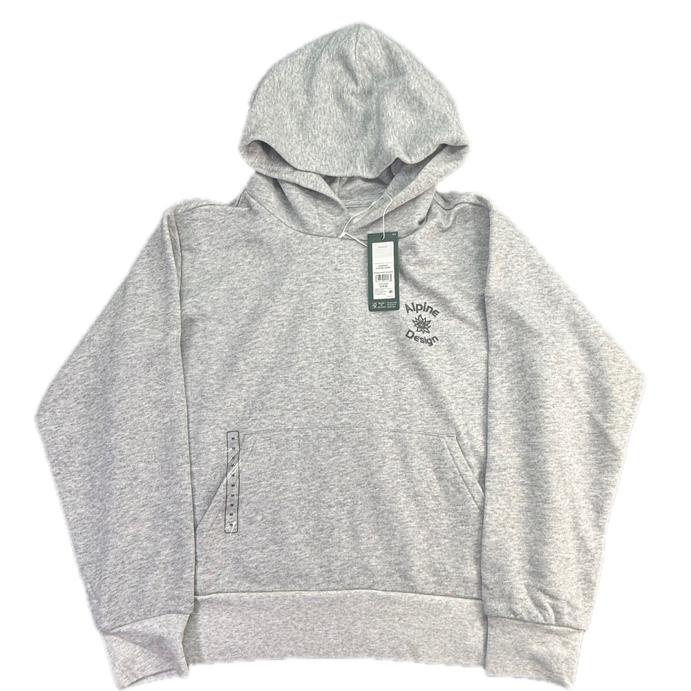 Alpine Design Hike Hoodie Womens M Gray Heather ADW24600H Pullover Sweatshirt